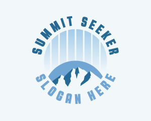 Climber - Outdoor Mountain Summit logo design