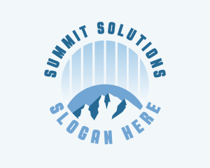 Outdoor Mountain Summit logo design