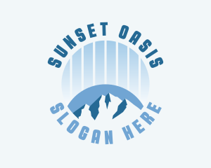 Outdoor Mountain Summit logo design