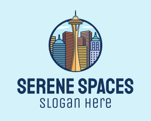 Seattle Space Needle logo design