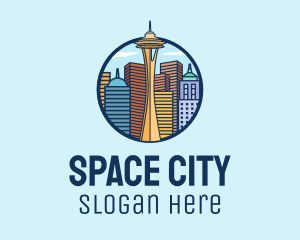 Seattle Space Needle logo design