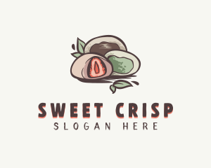 Sweet Mochi Dessert logo design