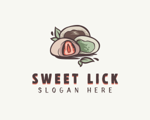 Sweet Mochi Dessert logo design