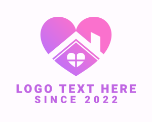 Peace - Love Shelter Realtor logo design