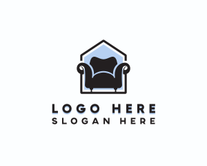 Upholstery - Chair Interior Design logo design