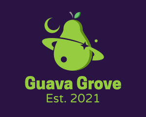 Guava - Guava Planet Orbit logo design