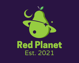 Guava Planet Orbit  logo design