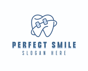 Braces - Dental Tooth Dentistry logo design