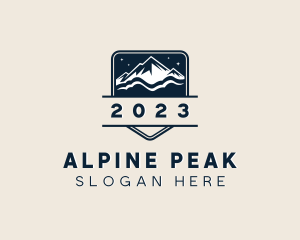 Alpine - Alpine Mountain Hiking logo design