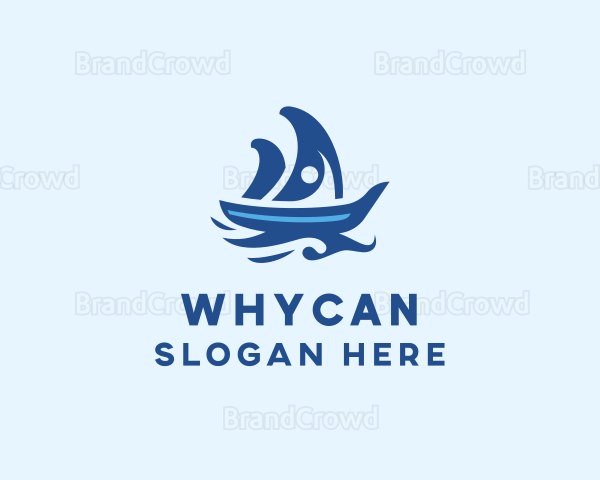 Travel Sailor Boat Logo