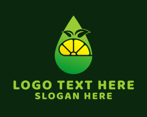 Oil - Citrus Lemon Oil logo design