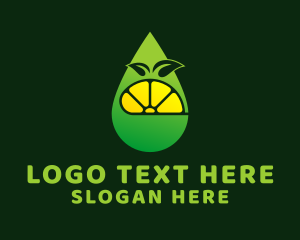 Liquid - Citrus Lemon Oil logo design