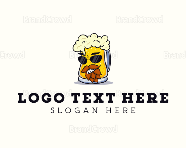 Alcohol Beer Mug Logo