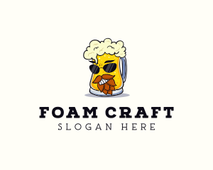 Alcohol Beer Mug logo design