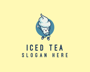 Ice Cream Sundae logo design