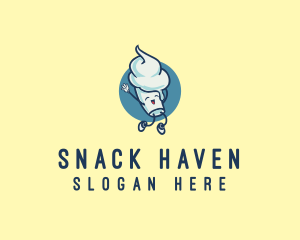 Ice Cream Sundae logo design