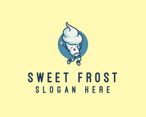 Ice Cream Sundae logo design