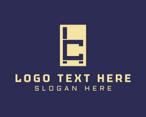 Furniture - Modern Chair Letter C logo design