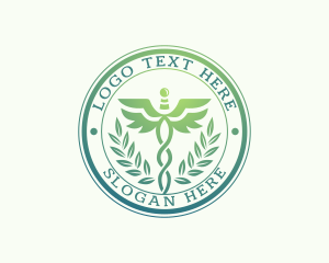 Nursing - Clinic Hospital Caduceus logo design