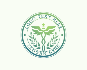 Clinic Hospital Caduceus Logo