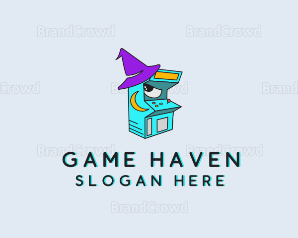 Arcade Wizard Hat Logo