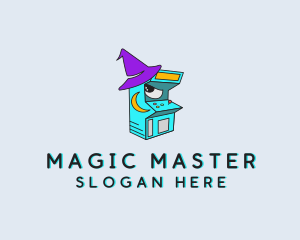 Wizard - Arcade Wizard Hat logo design