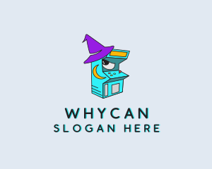 Play - Arcade Wizard Hat logo design