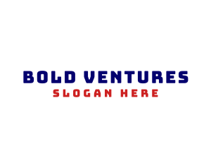 Bold Retro Tech logo design