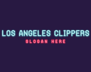Neon Lights Party Logo