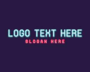 Neon Light - Neon Lights Wordmark logo design