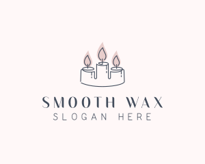 Wax Candle Maker logo design