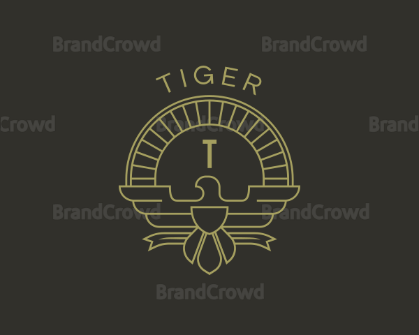 Elegant Bird Crest Logo