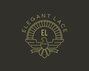 Elegant Bird Crest logo design