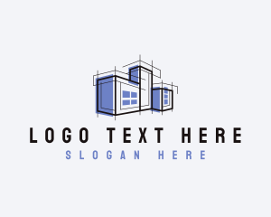 Building - Architecture Construction Builder logo design