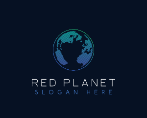 Globe Sphere Planet logo design