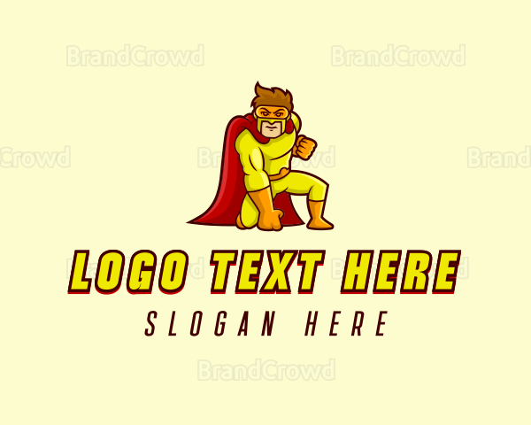 Comic Superhero Costume Logo