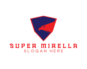 Phoenix - Strong Shield Eagle logo design