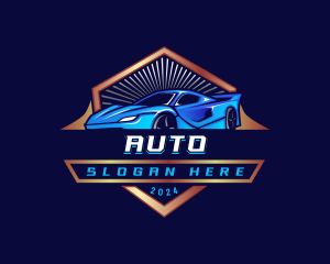 Car Racer Auto Detailing logo design