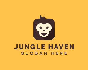Chimp Monkey App logo design