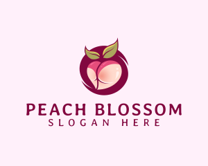 Seductive Lingerie Peach logo design