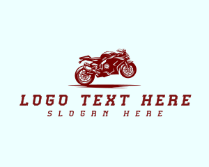 Transport - Motorcycle Racing Bike logo design