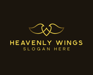 Wings Angel Holistic logo design