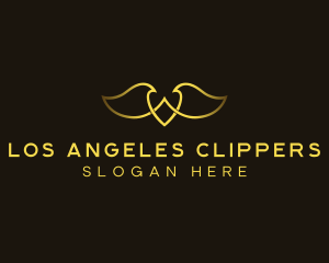 Wings Angel Holistic logo design