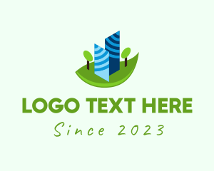 Urban Planner - Urban Building Tree logo design