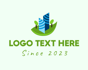 Contemporary - Urban Building Tree logo design