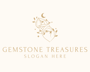 Luxury Hand Crystal logo design