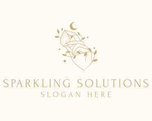 Brilliant - Luxury Hand Crystal logo design