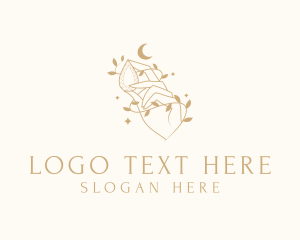 Crystal - Luxury Hand Crystal logo design