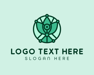 Tea Shop - Eco Leaf Vegetarian logo design