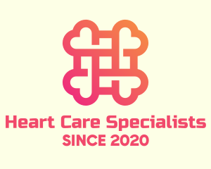 Cardiologist - Gradient Medical Cross Heart logo design